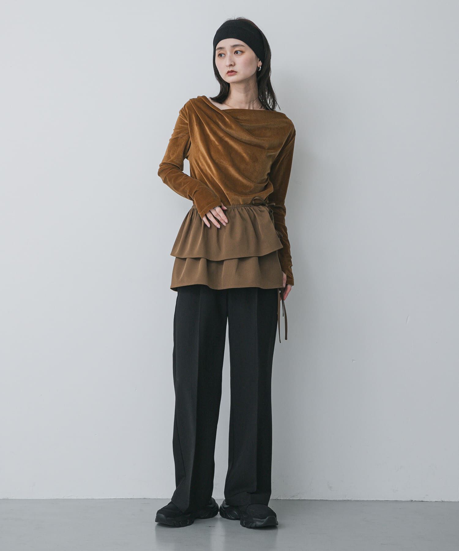 SENSE OF PLACE by URBAN RESEARCH「ベロアドレープトップ」|その他|