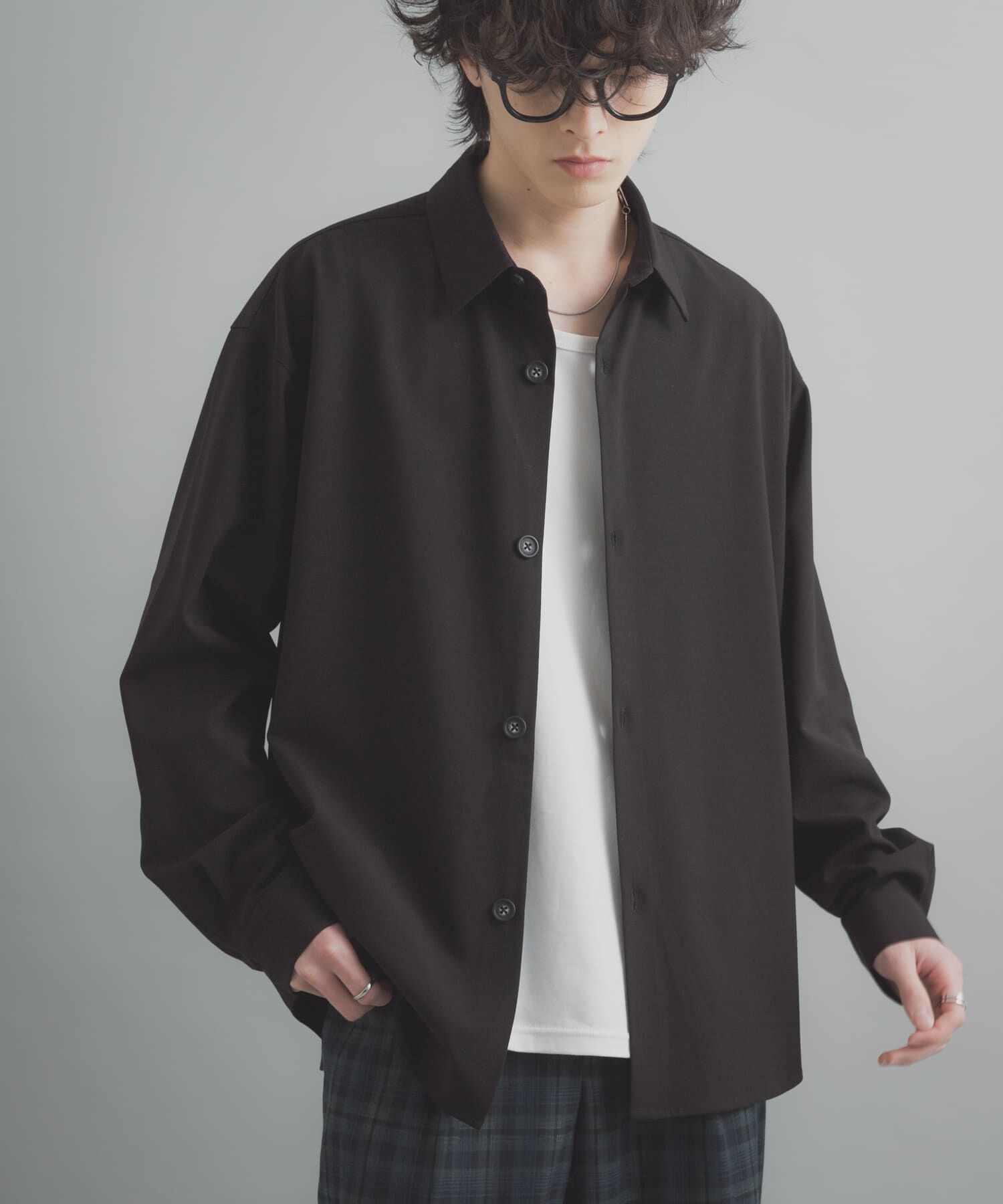 SENSE OF PLACE by URBAN RESEARCH「『ユニセックス』『イージーケア』カラールーズシャツ」|シャツ・ブラウス|