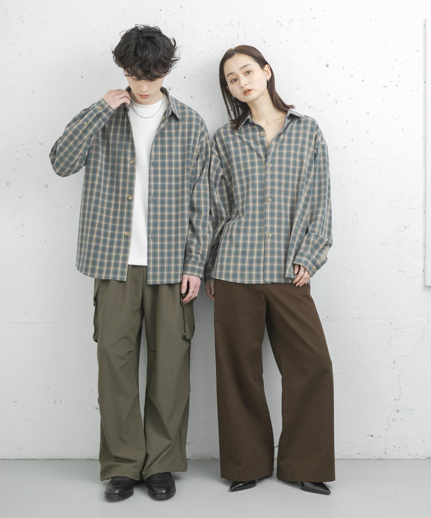 SENSE OF PLACE by URBAN RESEARCH「『ユニセックス』『イージーケア』カラールーズシャツ」|シャツ・ブラウス|