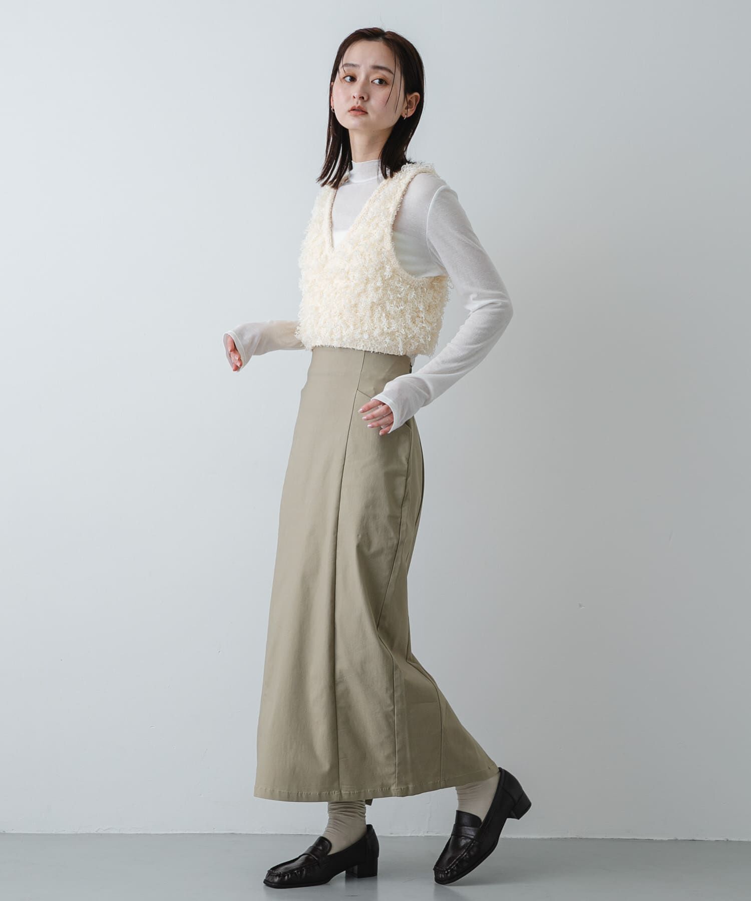 SENSE OF PLACE by URBAN RESEARCH「ワイドスクエアギャザーローファー」|ローファー|