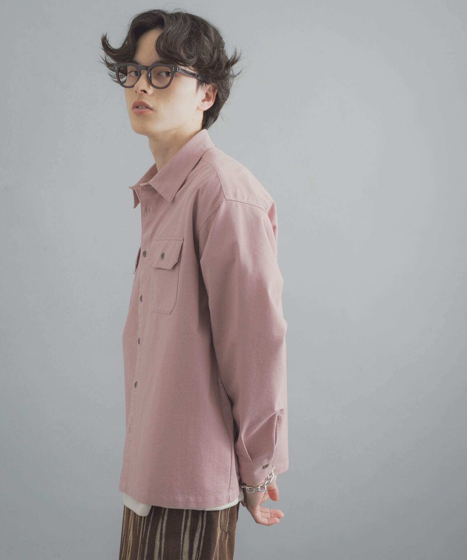 SENSE OF PLACE by URBAN RESEARCH「ダブルポケットカラーデニムシャツ」|シャツ・ブラウス|