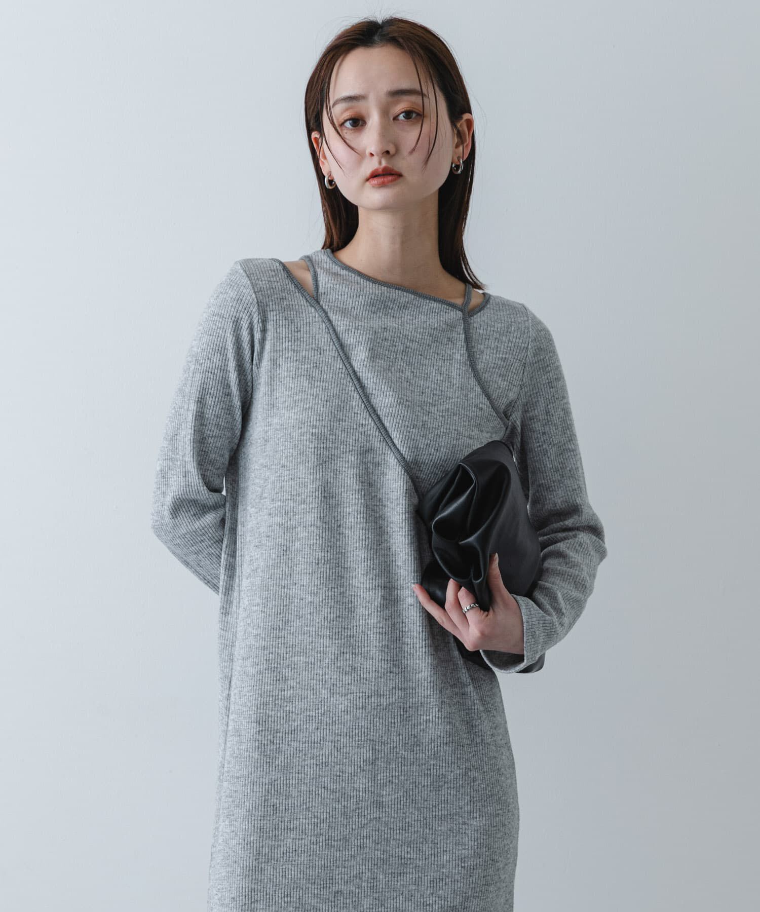 SENSE OF PLACE by URBAN RESEARCH「レイヤードデザインリブワンピース」|ワンピース|