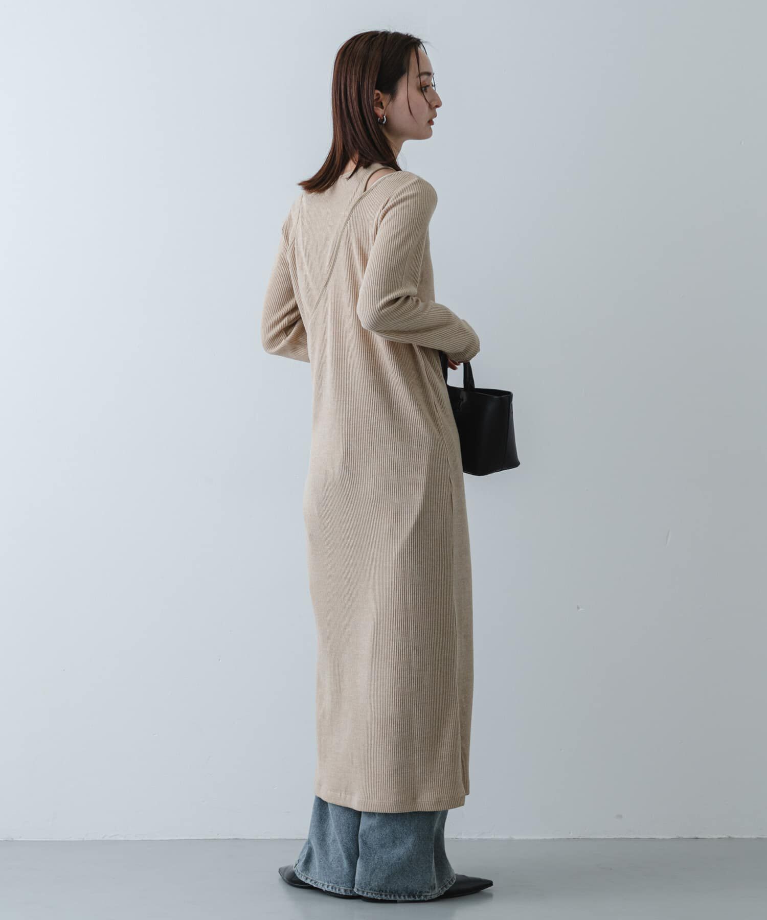 SENSE OF PLACE by URBAN RESEARCH「レイヤードデザインリブワンピース」|ワンピース|