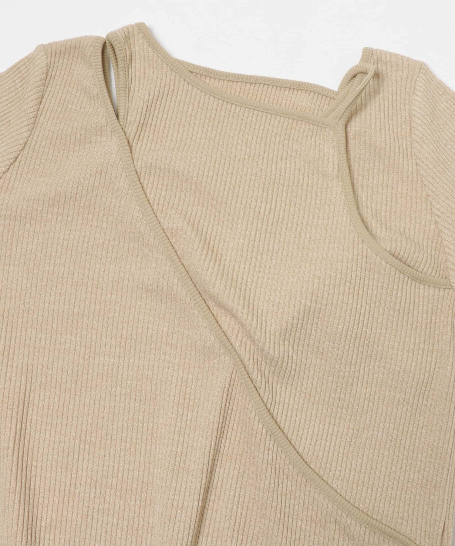 SENSE OF PLACE by URBAN RESEARCH「レイヤードデザインリブワンピース」|ワンピース|