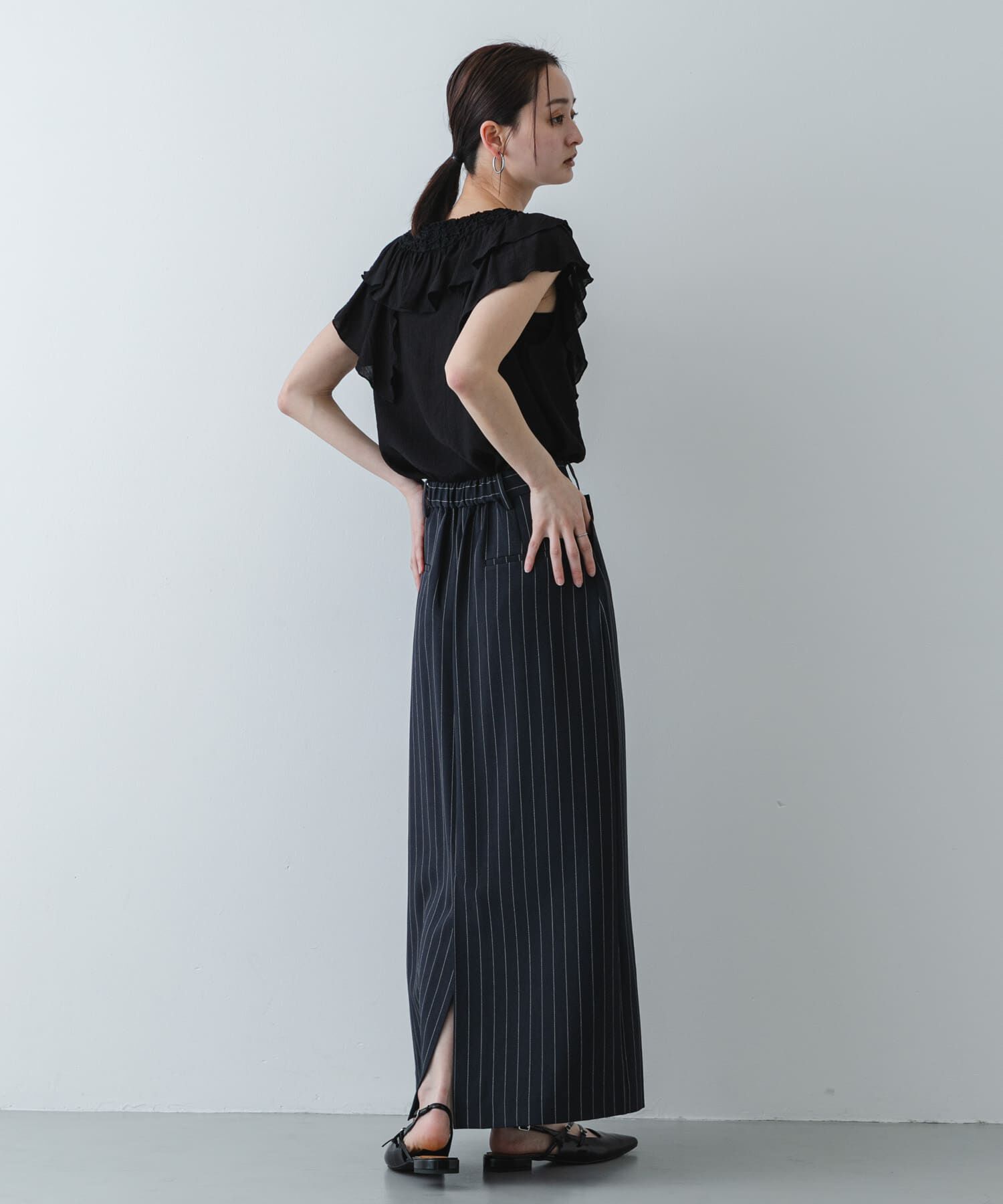 SENSE OF PLACE by URBAN RESEARCH「ヨウリュウフリルブラウス」|シャツ・ブラウス|