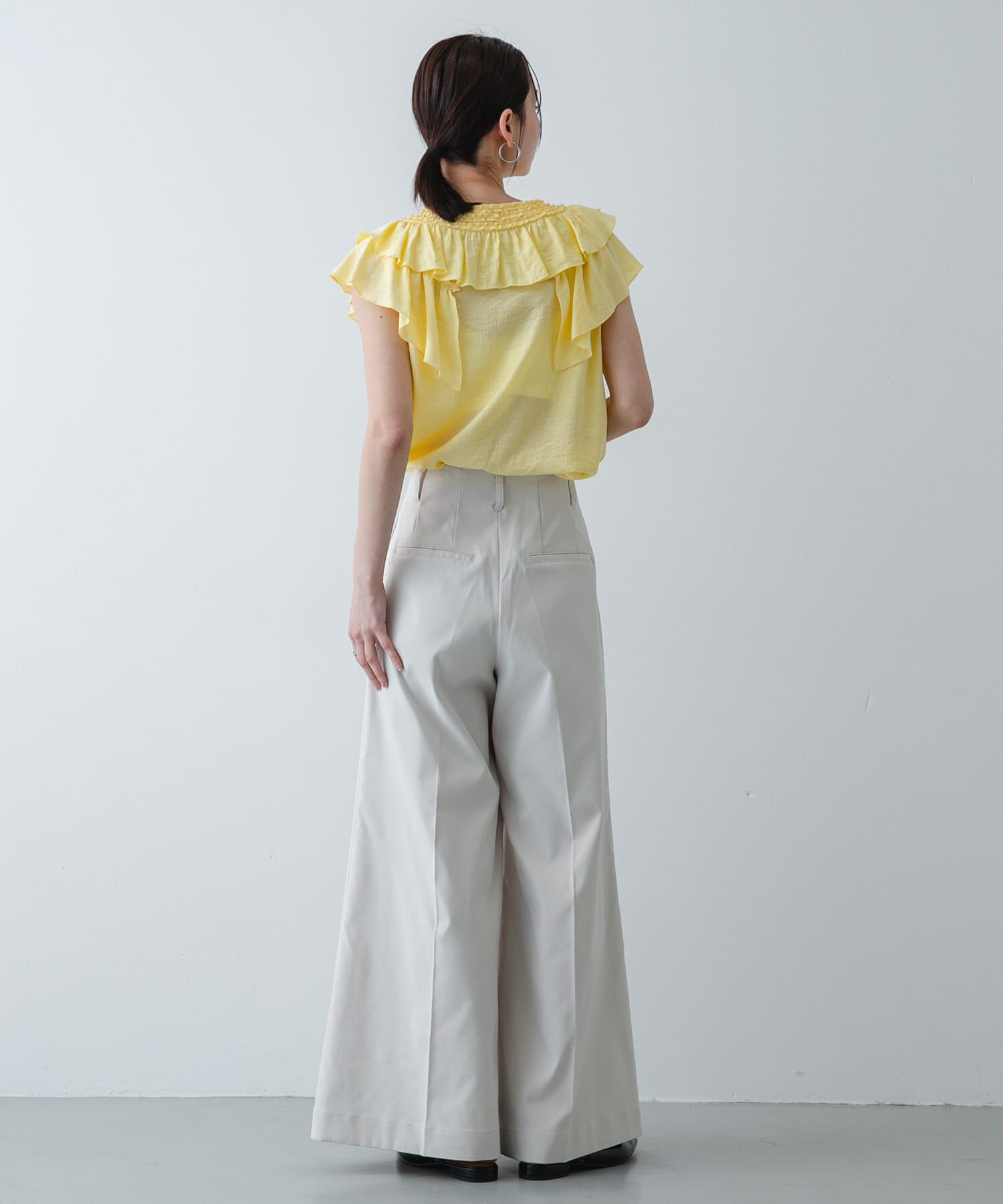 SENSE OF PLACE by URBAN RESEARCH「ヨウリュウフリルブラウス」|シャツ・ブラウス|