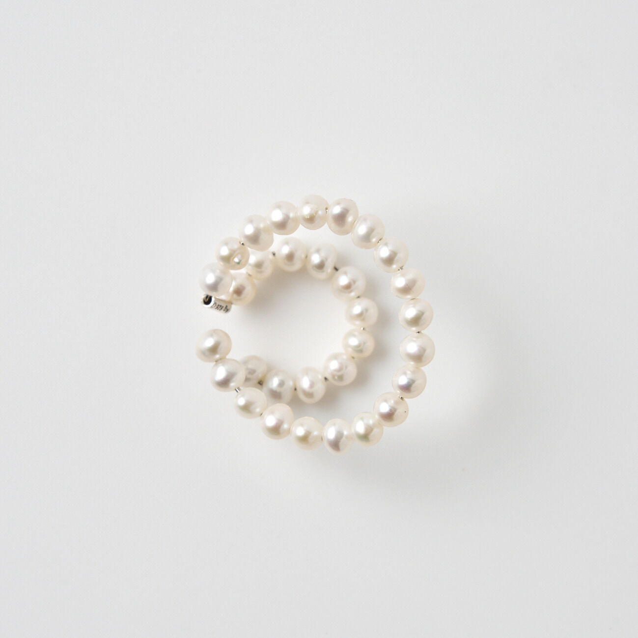  「Saskia Diez FW PEARL EARCUFF DOUBLE」|ピアス|