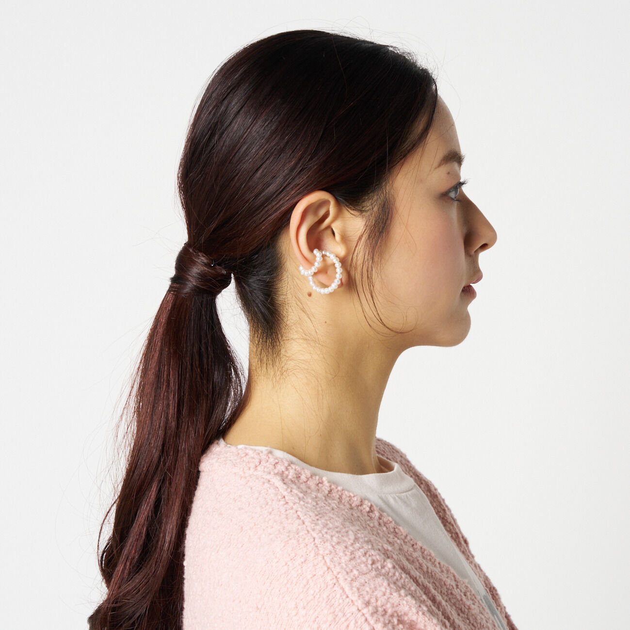  「Saskia Diez FW PEARL EARCUFF DOUBLE」|ピアス|