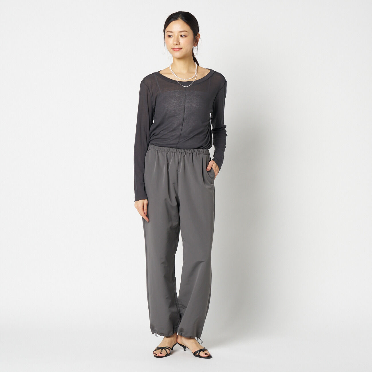 HELIOPOLE「HELIOPOLE PARACHUTE PANTS」|チノ|