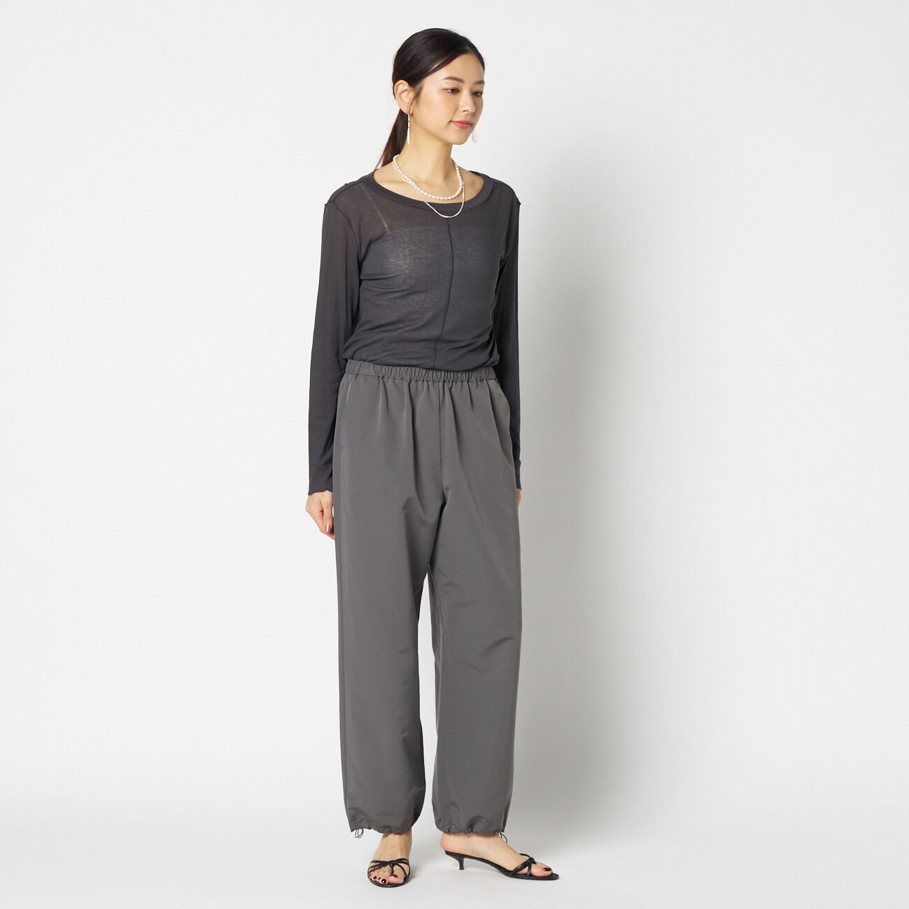 HELIOPOLE「HELIOPOLE PARACHUTE PANTS」|チノ|