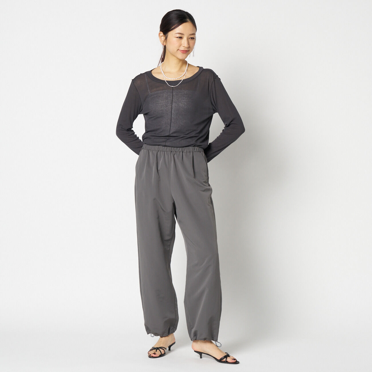 HELIOPOLE「HELIOPOLE PARACHUTE PANTS」|チノ|