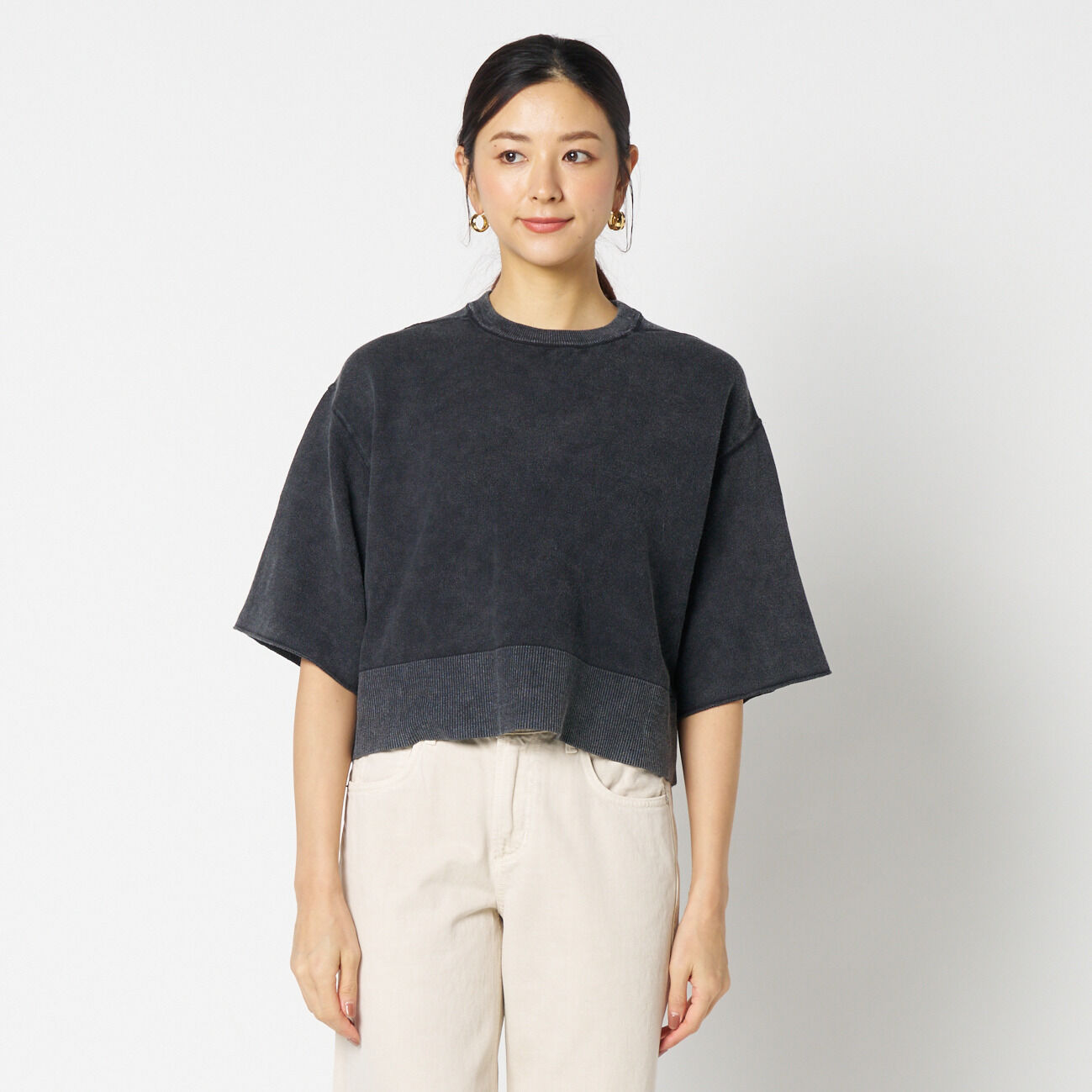 HELIOPOLE「HELIOPOLE FADE RIB KNIT PULLOVER」|ニット・セーター|