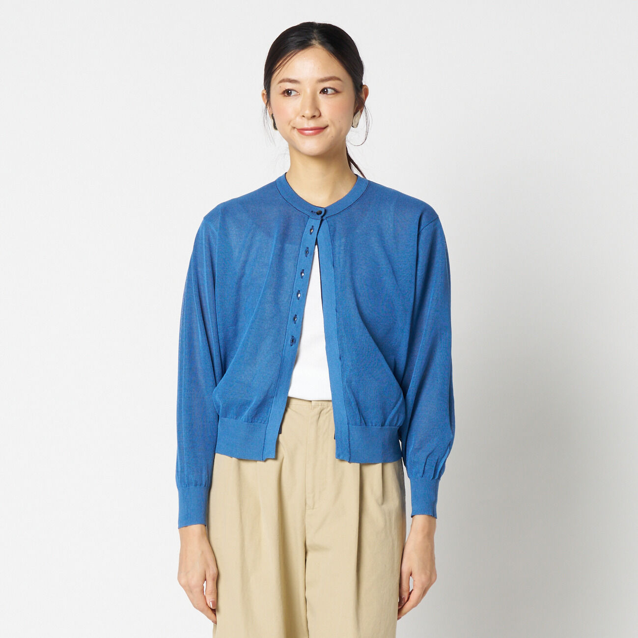 HELIOPOLE「HELIOPOLE LAYERED KNIT REVERSIBLE GARDIGAN」|ニット・セーター|