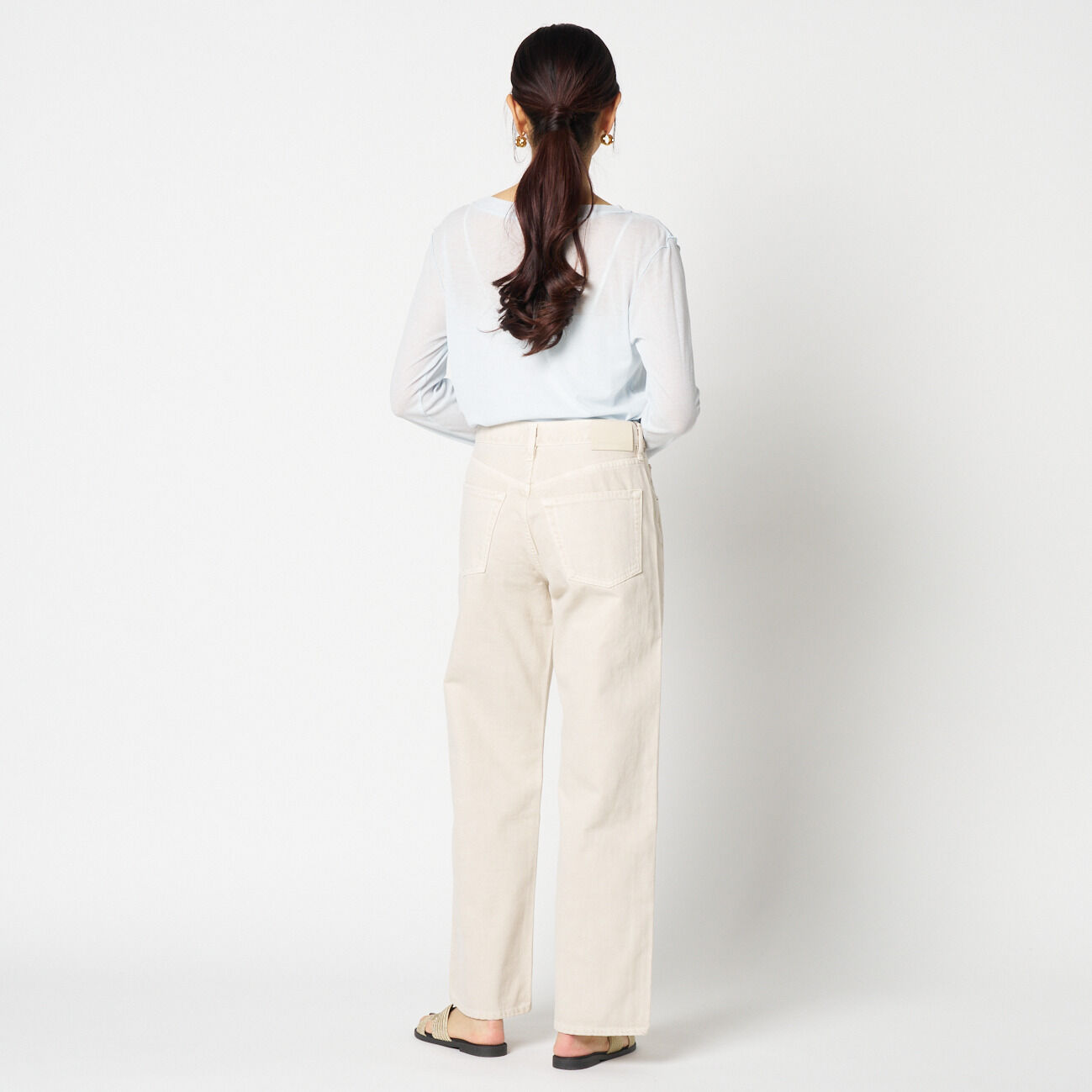 HELIOPOLE「HELIOPOLE 【smooth skin series】wide crew neck」|Tシャツ・カットソー|