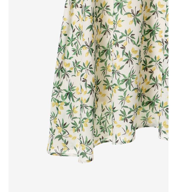 le.coeur blanc「レモンプリントフレアスカート」|スカート|