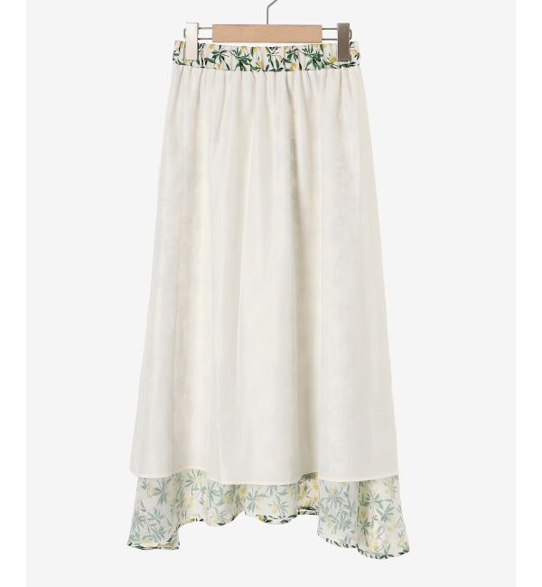 le.coeur blanc「レモンプリントフレアスカート」|スカート|