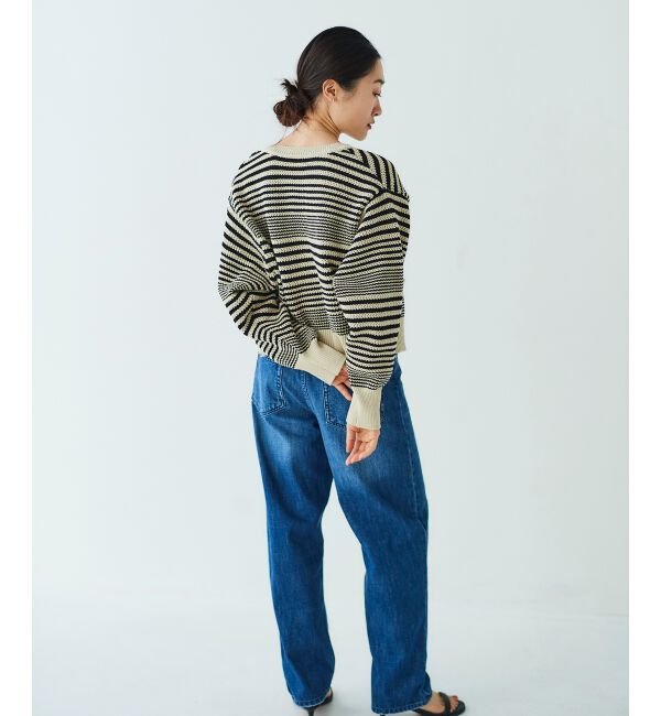 le.coeur blanc「《手洗い可能》柄アミニットカーディガン」|ニット・セーター|