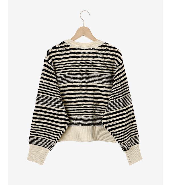 le.coeur blanc「《手洗い可能》柄アミニットカーディガン」|ニット・セーター|