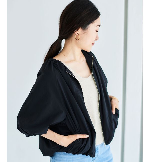 le.coeur blanc「《手洗い可能》シャイニーシャギーニットベスト」|ベスト・ジレ|