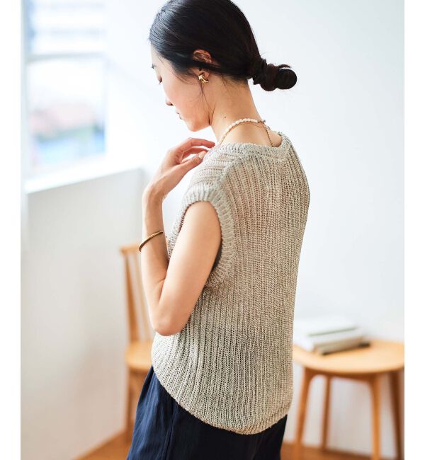 le.coeur blanc「アビガイルラメベスト」|ベスト・ジレ|