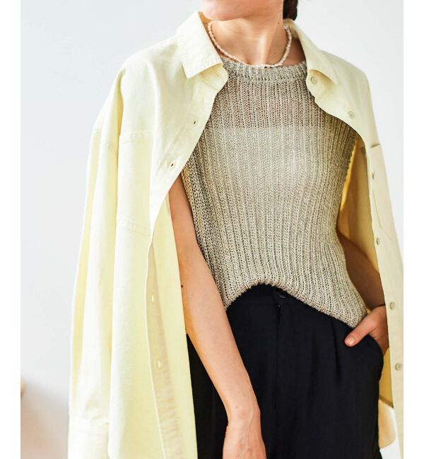 le.coeur blanc「アビガイルラメベスト」|ベスト・ジレ|