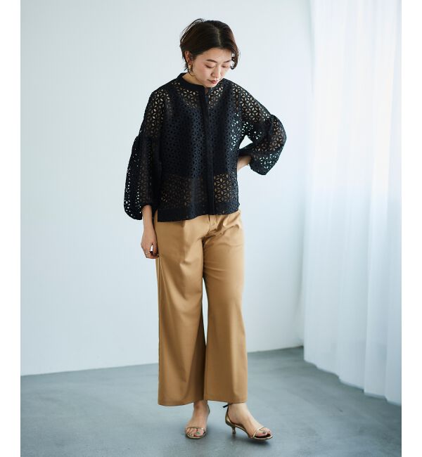 le.coeur blanc「《手洗い可能》TORRAZZO DONNA 別注レースブラウス」|シャツ・ブラウス|