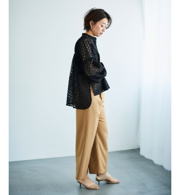 le.coeur blanc「《手洗い可能》TORRAZZO DONNA 別注レースブラウス」|シャツ・ブラウス|