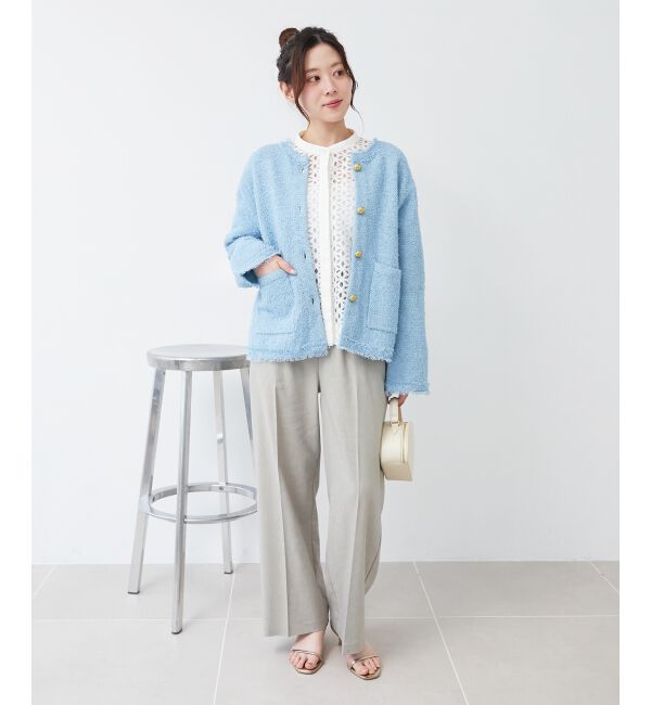 le.coeur blanc「《手洗い可能》TORRAZZO DONNA 別注レースブラウス」|シャツ・ブラウス|