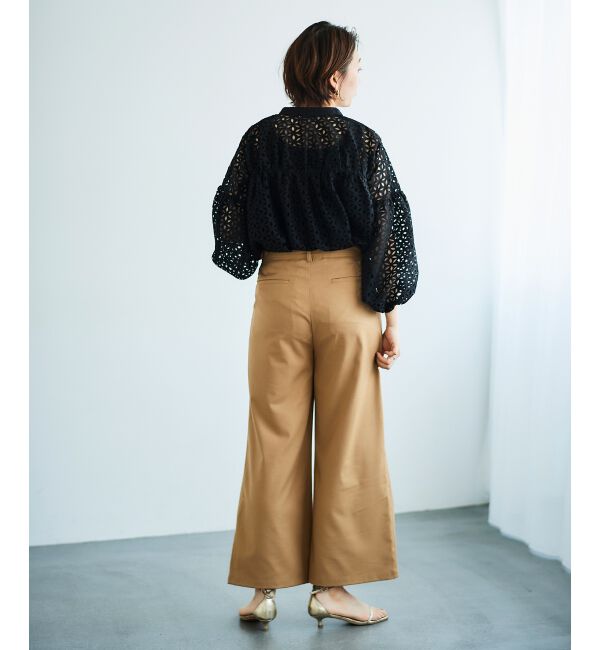 le.coeur blanc「《手洗い可能》TORRAZZO DONNA 別注レースブラウス」|シャツ・ブラウス|