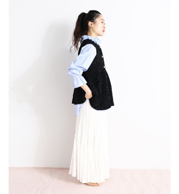  「TORRAZZO DONNA別注バタフライヤーンベスト」|ベスト・ジレ|