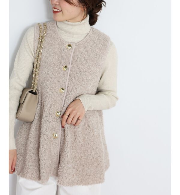  「TORRAZZO DONNA別注バタフライヤーンベスト」|ベスト・ジレ|