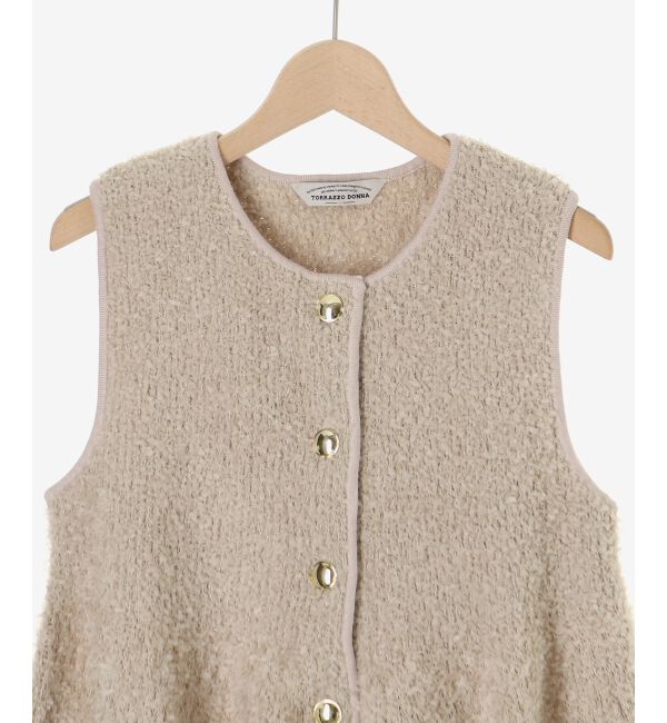 「TORRAZZO DONNA別注バタフライヤーンベスト」|ベスト・ジレ|