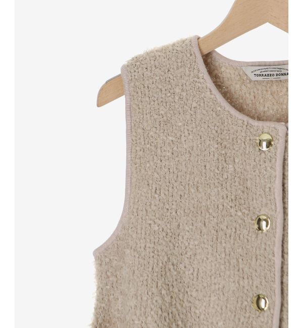  「TORRAZZO DONNA別注バタフライヤーンベスト」|ベスト・ジレ|