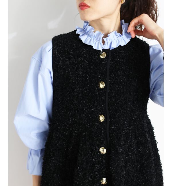  「TORRAZZO DONNA別注バタフライヤーンベスト」|ベスト・ジレ|