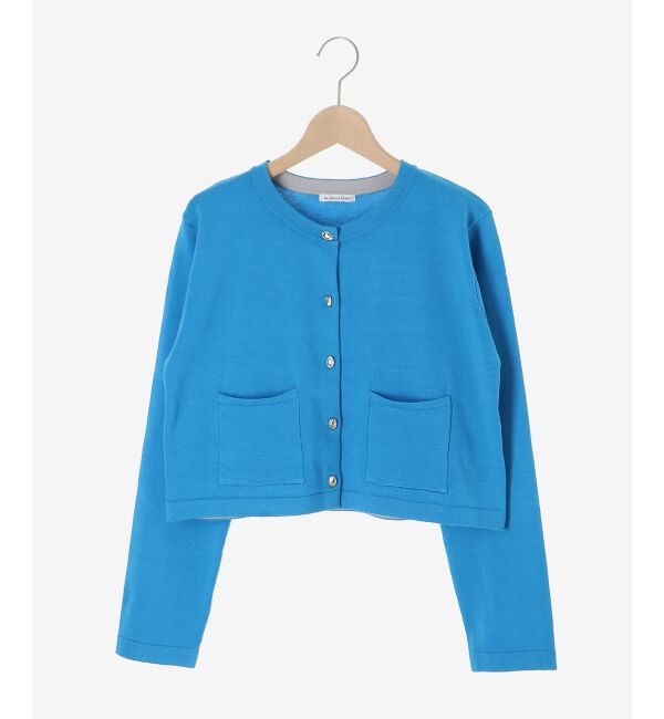  「《WEB限定アイテム》メタルボタンコンパクトカーディガン」|カーディガン|