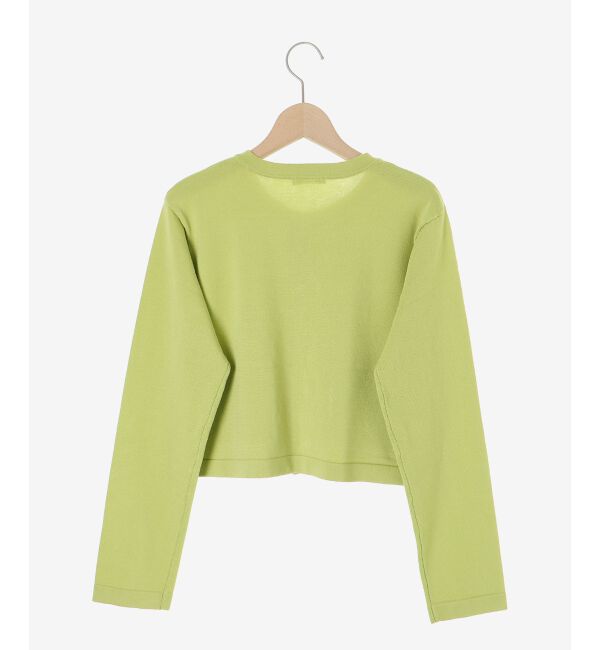  「《WEB限定アイテム》メタルボタンコンパクトカーディガン」|カーディガン|