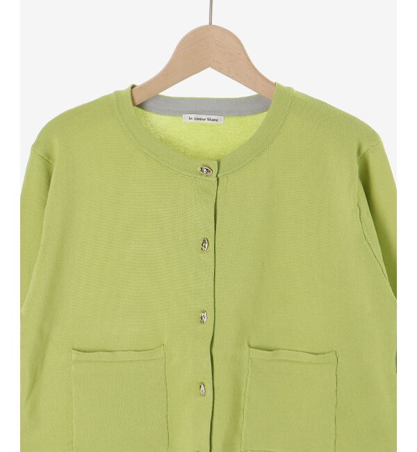  「《WEB限定アイテム》メタルボタンコンパクトカーディガン」|カーディガン|