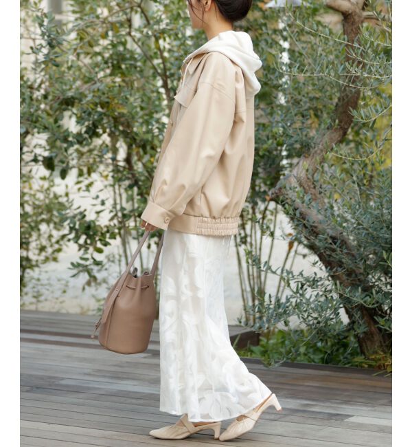 MAJESTICLEGON「フェイクレザーオーバーブルゾン」|ブルゾン・スタジャン|