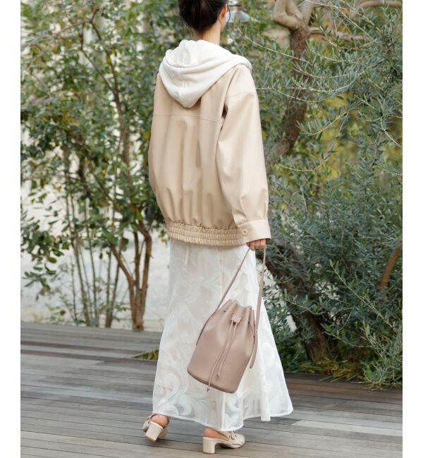 MAJESTICLEGON「フェイクレザーオーバーブルゾン」|ブルゾン・スタジャン|