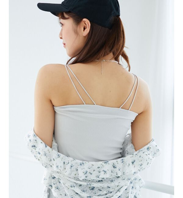  「◎カップ付きキャミ」|キャミソール|