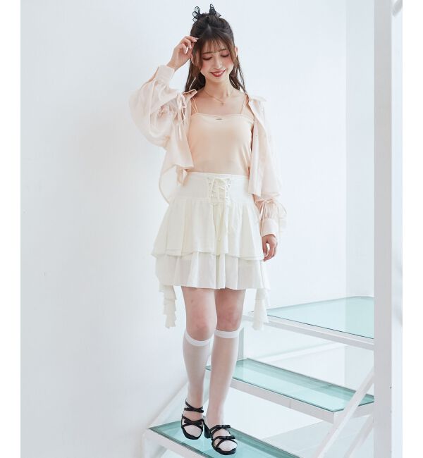  「◎カップ付きキャミ」|キャミソール|