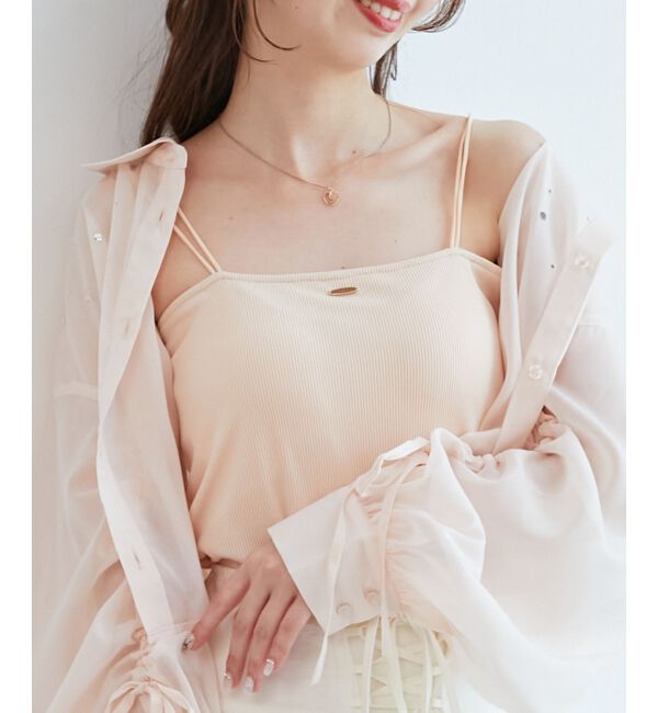  「◎カップ付きキャミ」|キャミソール|