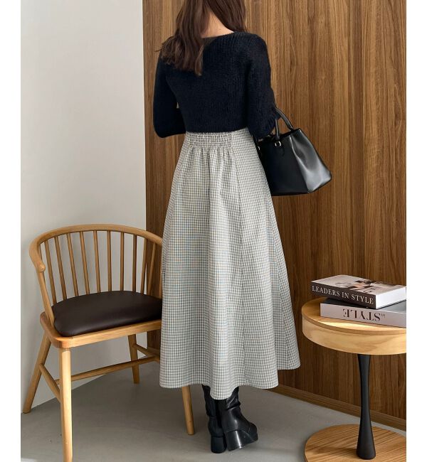  「シャギーカーデセットキャミワンピース」|ワンピース|