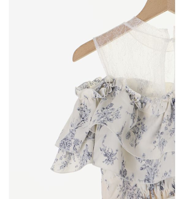  「ウエストきゅっとオフショルワンピ」|ワンピース|