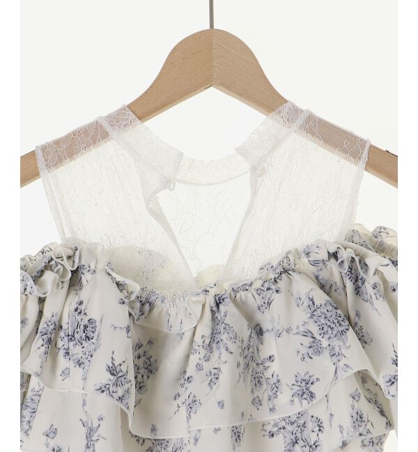  「ウエストきゅっとオフショルワンピ」|ワンピース|