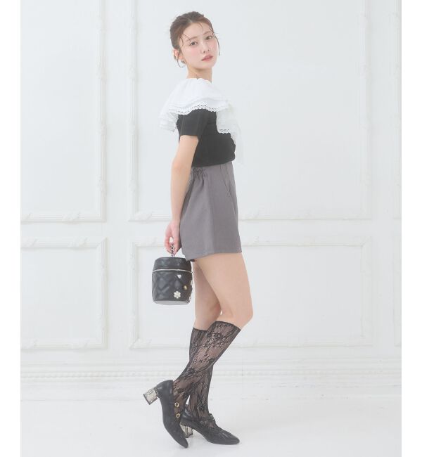  「ビッグカラーリボンニット」|ニット・セーター|