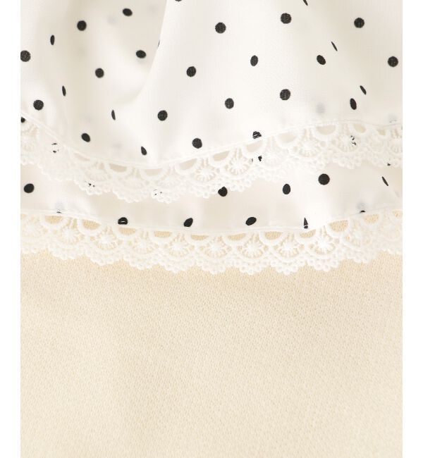  「ビッグカラーリボンニット」|ニット・セーター|