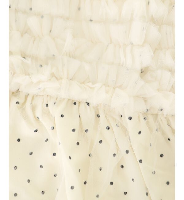  「フリルチュールロングワンピース」|ワンピース|