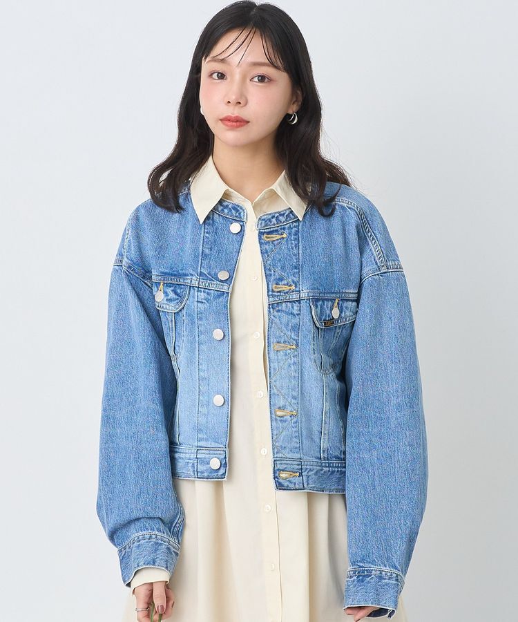 earth music&ecology「Lee &times; e.m.a.e. ライダース ノーカラージャケット」|テーラードジャケット|