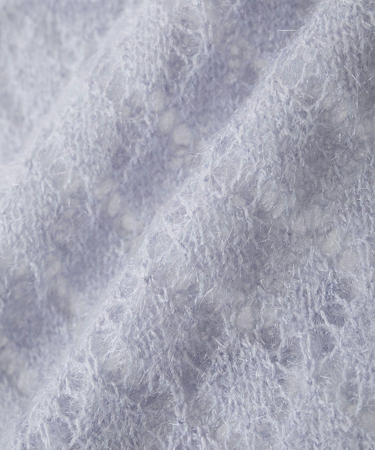 earth music&ecology「キャットヤーン透かし編みニットプルオーバー」|ニット・セーター|